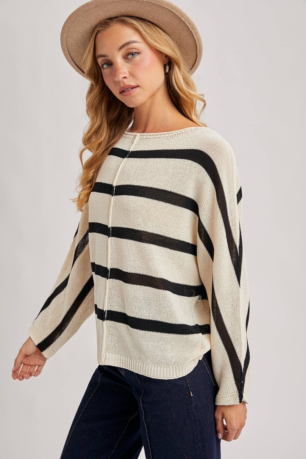 Eva Striped Pullover