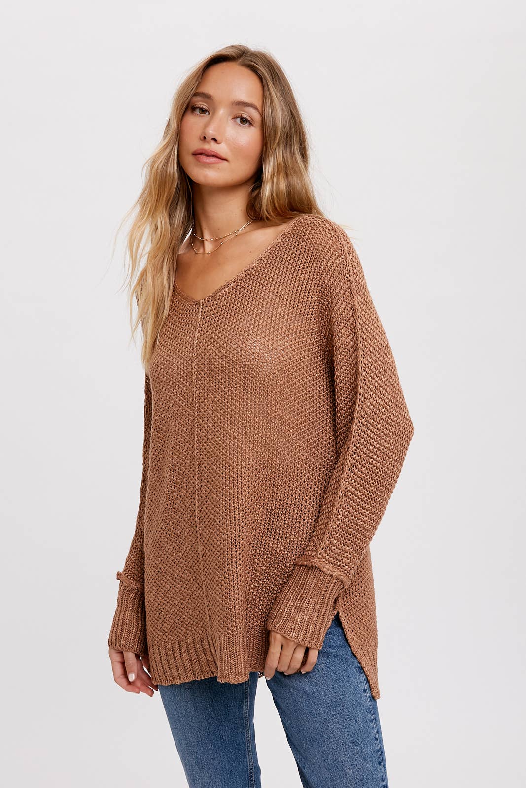 Camila Reverse Seam Loose Sweater