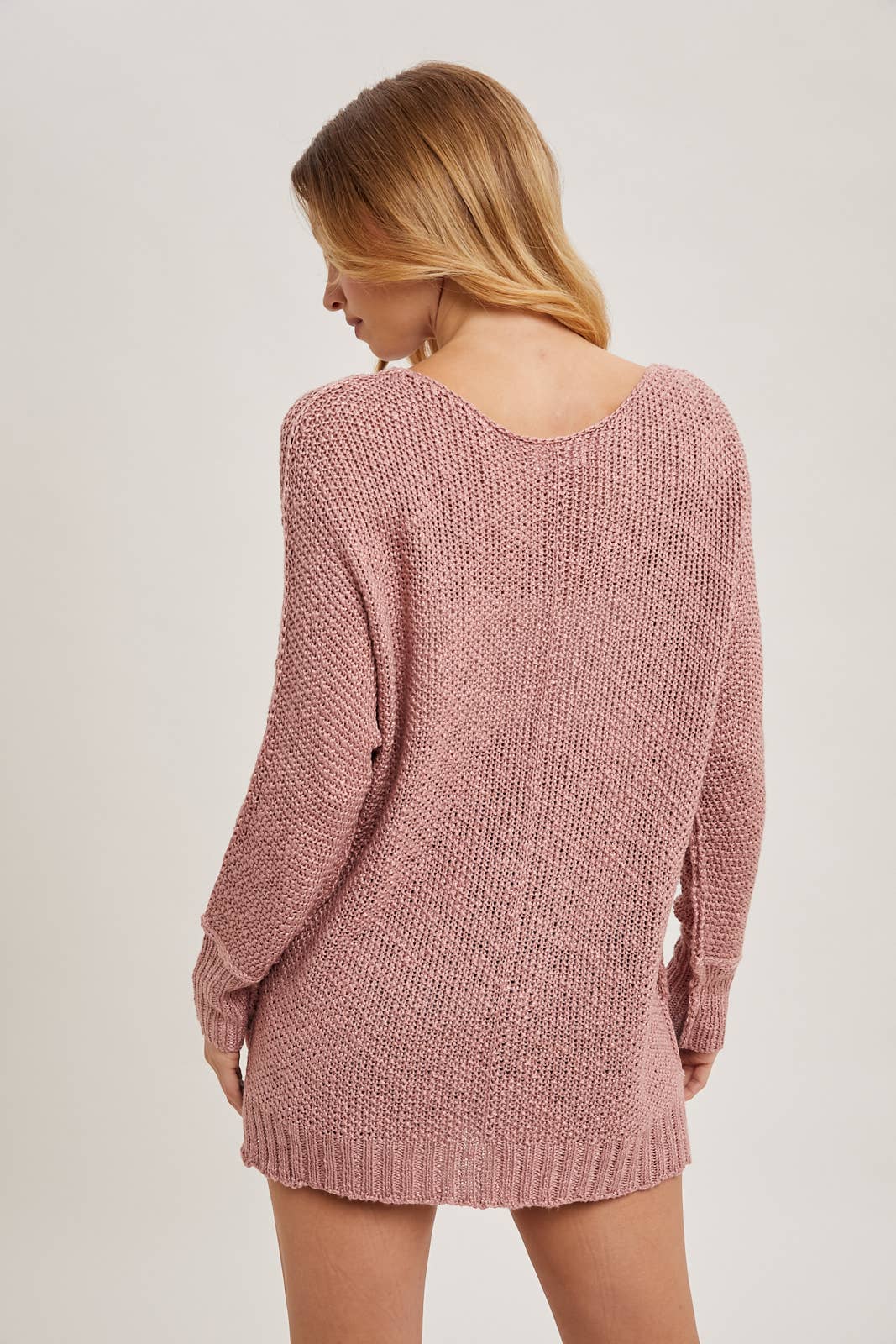 Camila Reverse Seam Loose Sweater