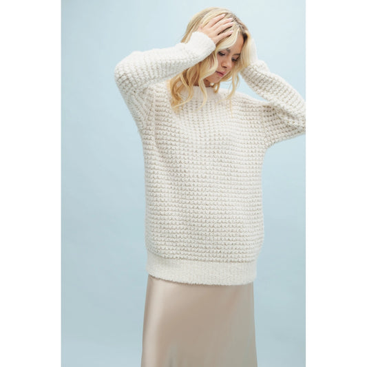 Goldie Textured Lurex Sweater