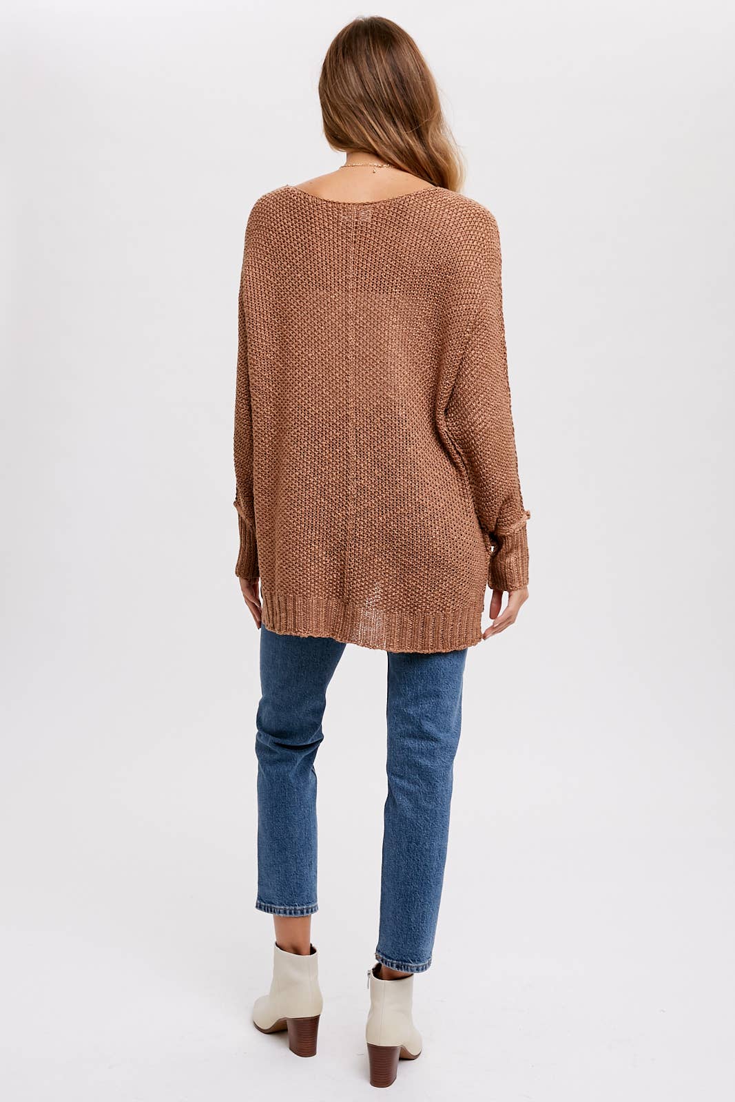 Camila Reverse Seam Loose Sweater