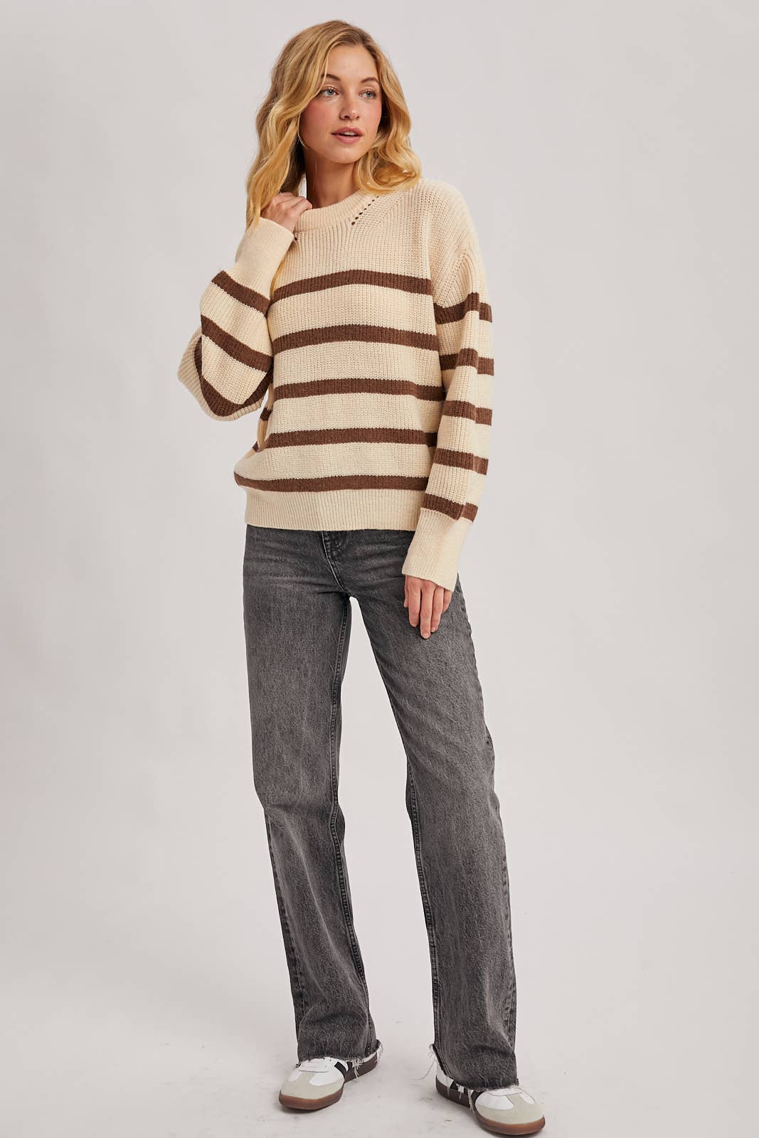 Annalese Chunky Striped Sweater