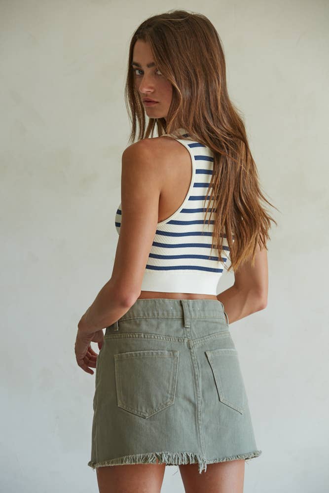 Noelle Striped Racerback