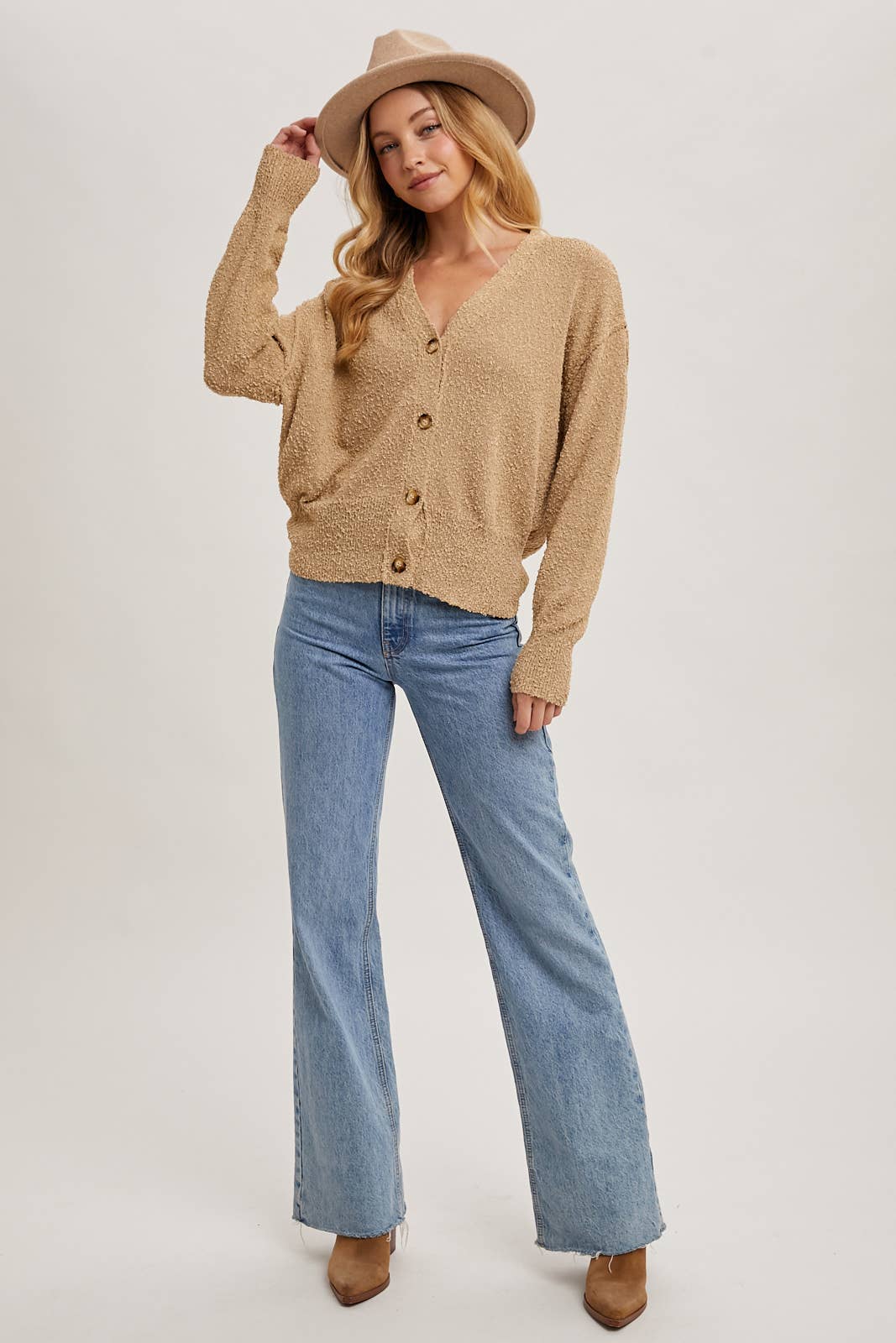 Louise Button Down Cardigan