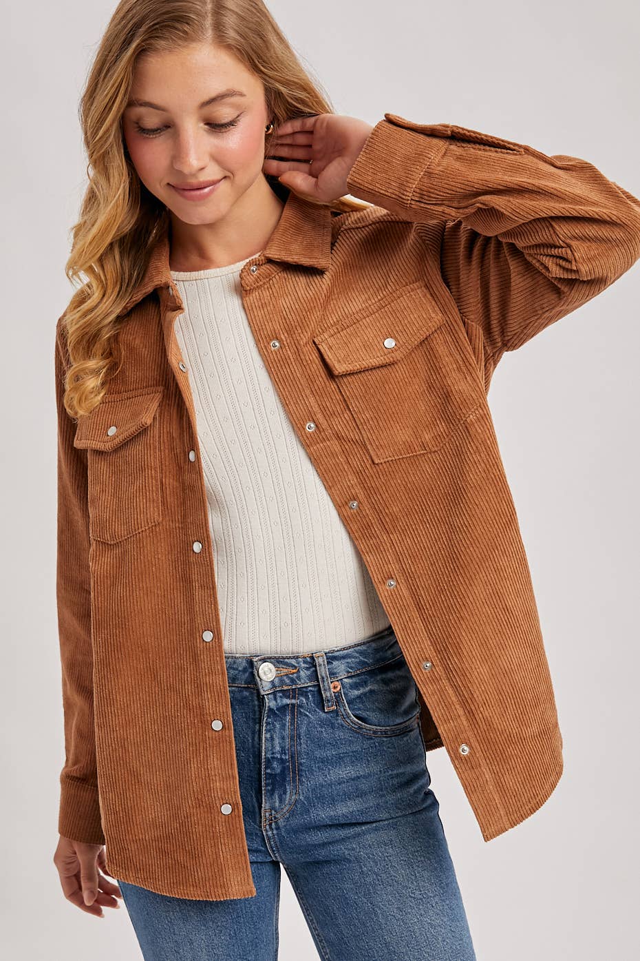 Genie Corduroy Button Down