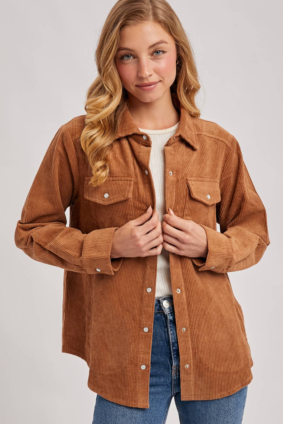 Genie Corduroy Button Down