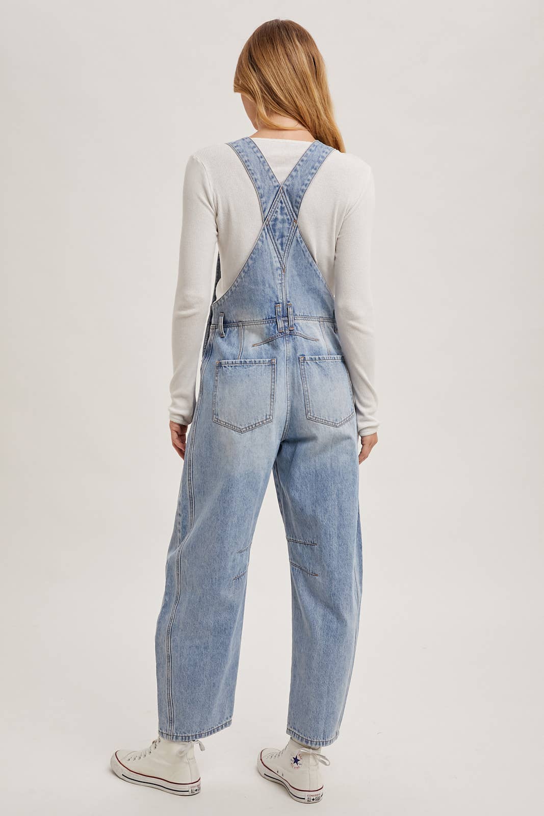 Sloan Denim Barrel Overalls