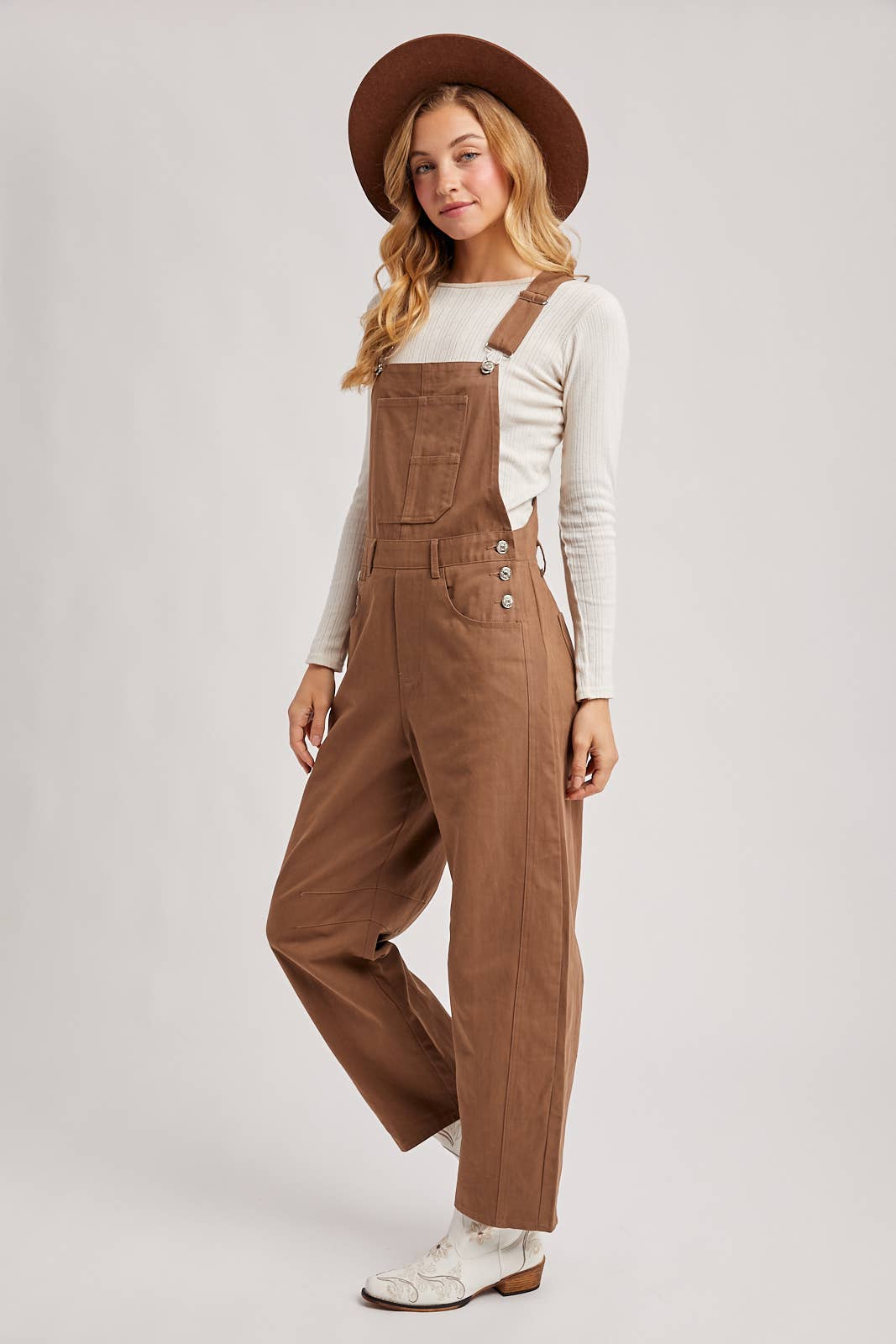Ellie Barrel Overalls