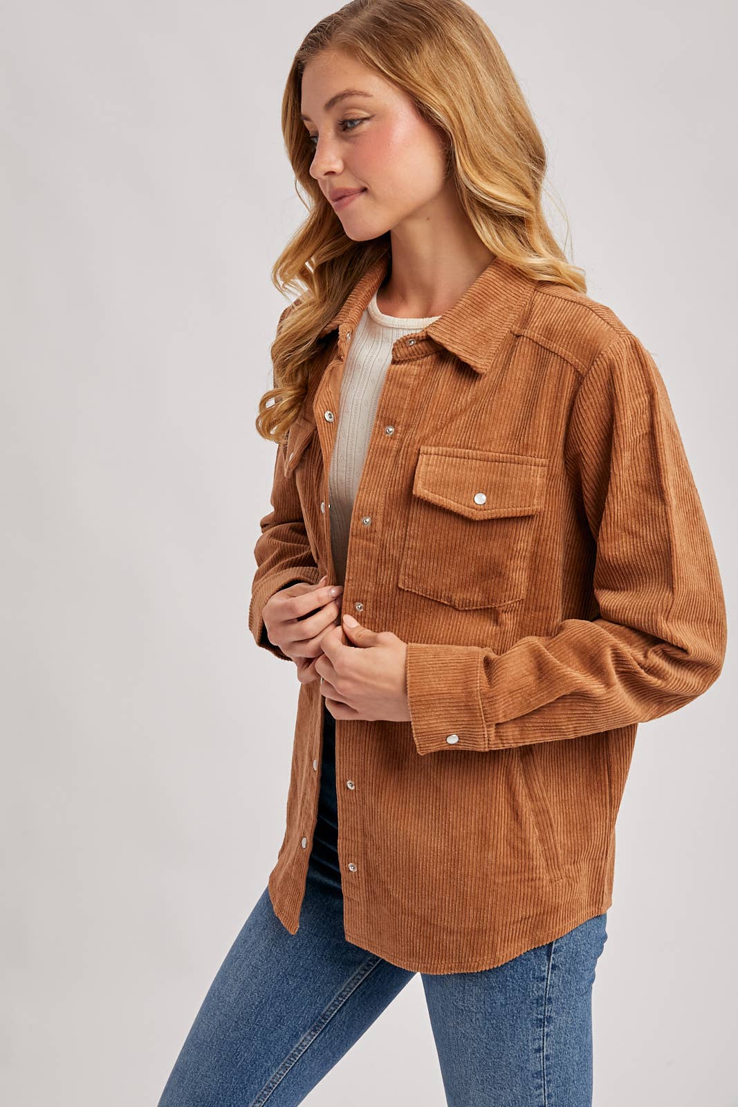 Genie Corduroy Button Down