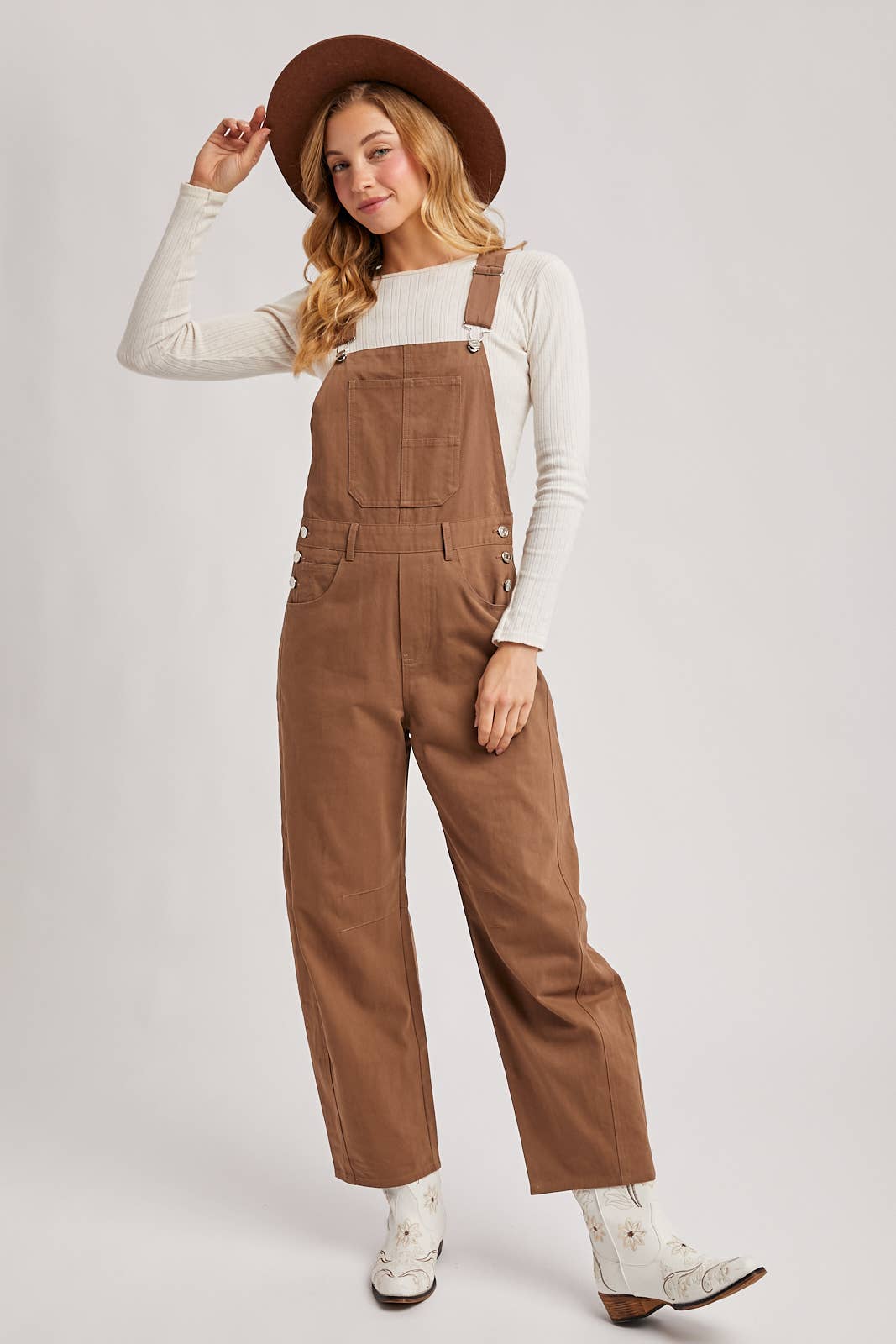 Ellie Barrel Overalls