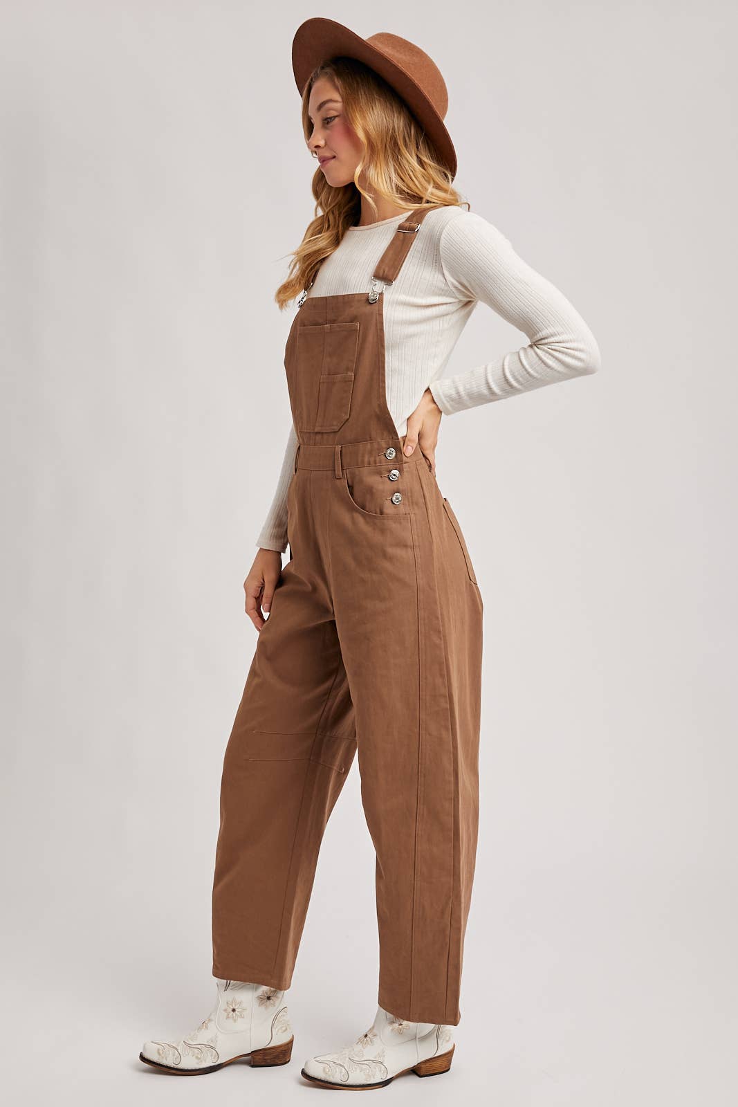 Ellie Barrel Overalls