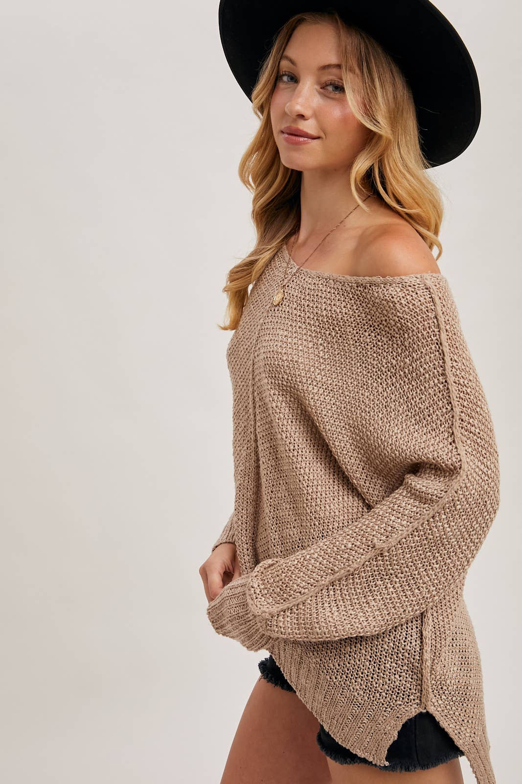 Camila Reverse Seam Loose Sweater