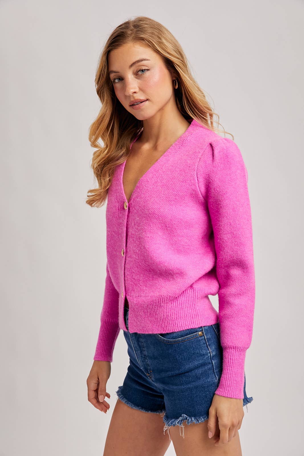 Leena Button Down Cardigan