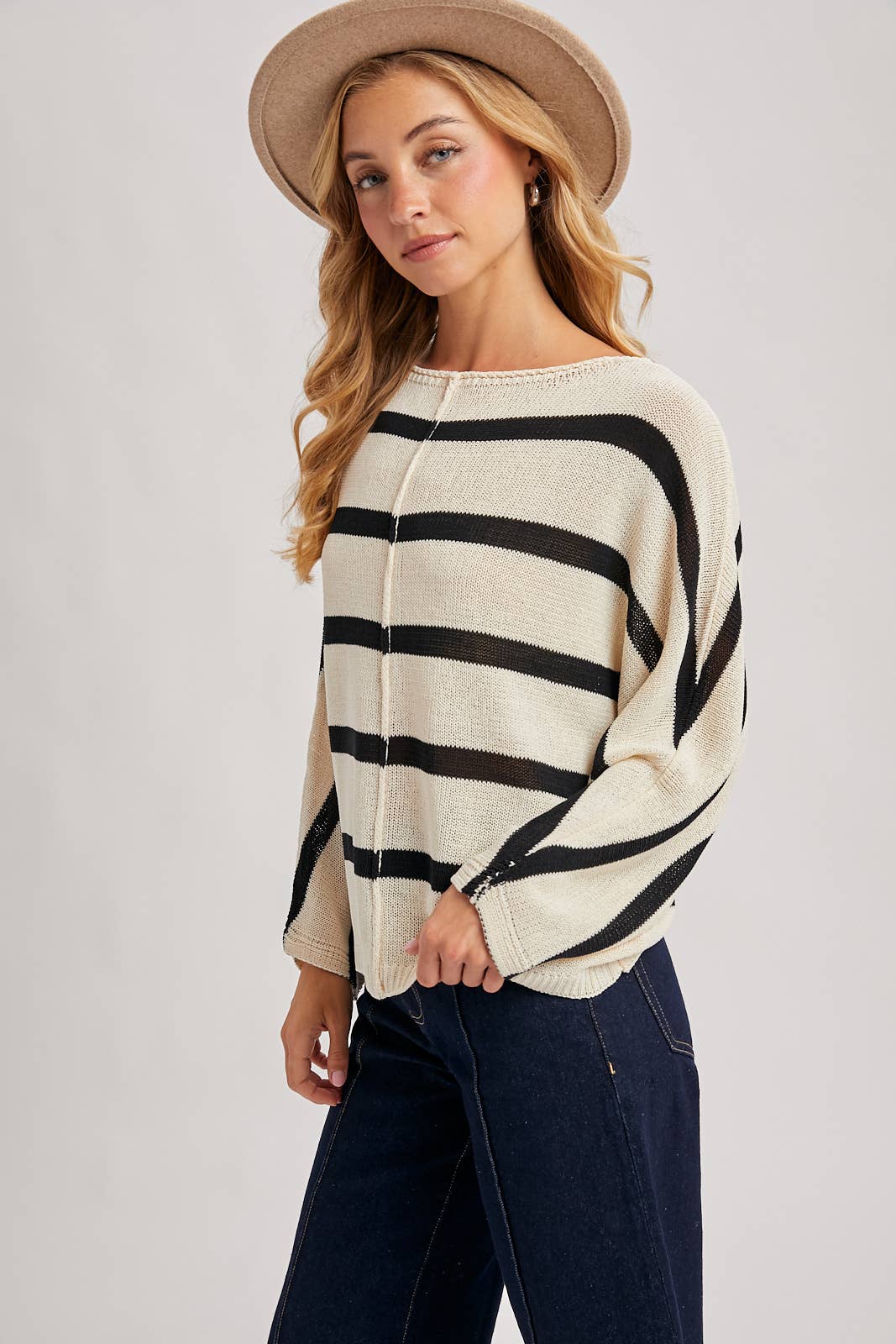 Eva Striped Pullover