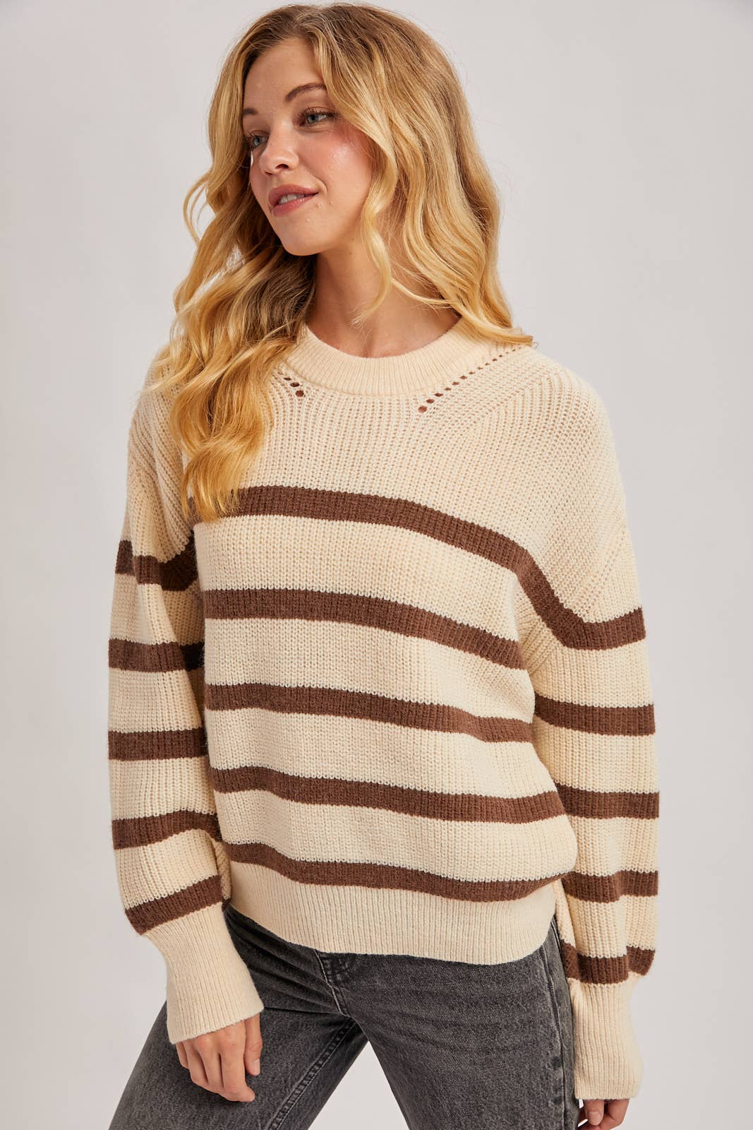 Annalese Chunky Striped Sweater