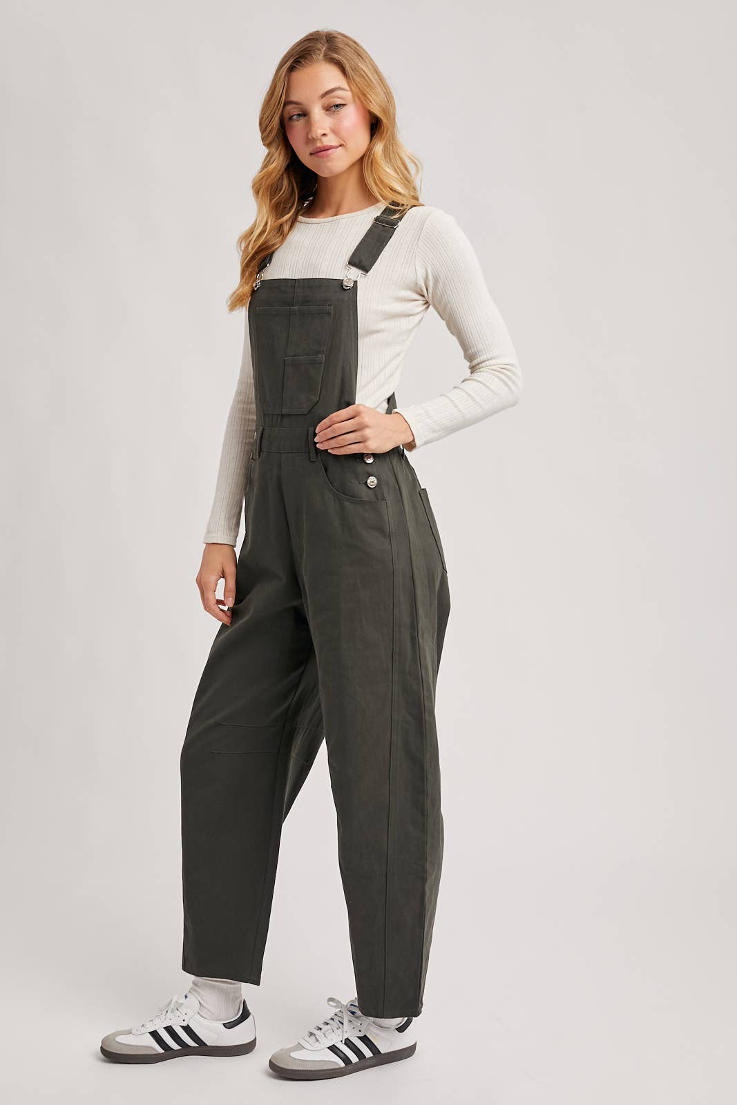 Ellie Barrel Overalls
