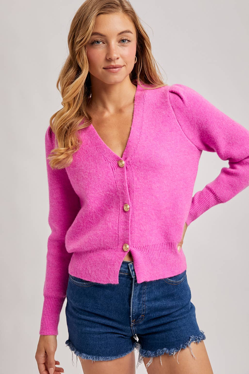 Leena Button Down Cardigan
