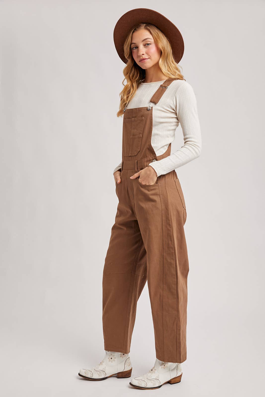 Ellie Barrel Overalls