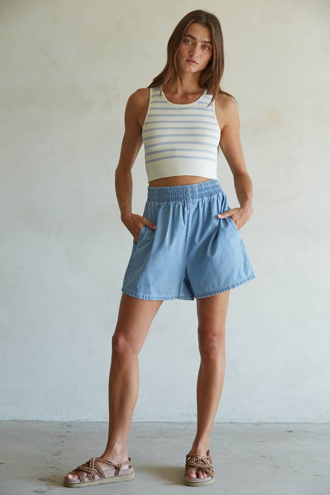 Noelle Striped Racerback