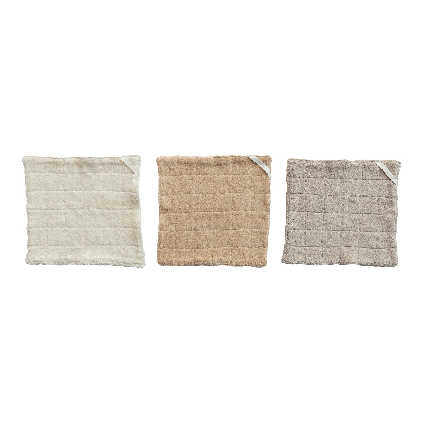 Quilted Cotton Terry Wash Cloth