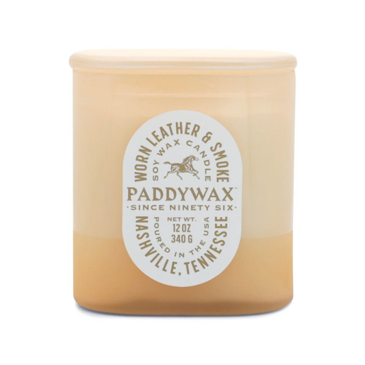 Vista Candle | Worn Leather & Smoke