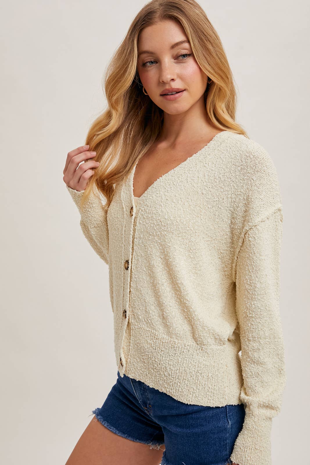 Louise Button Down Cardigan