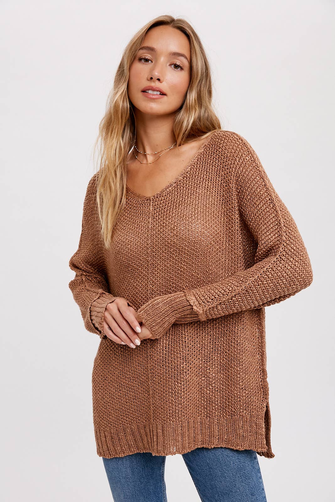 Camila Reverse Seam Loose Sweater