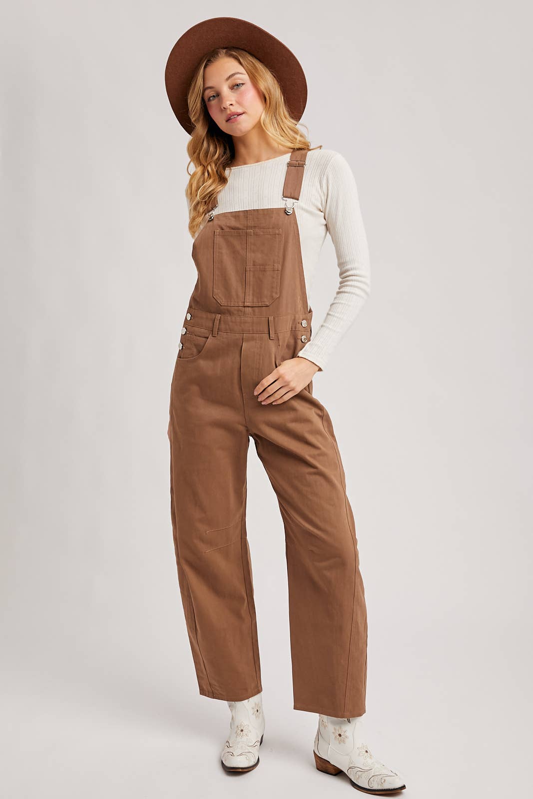 Ellie Barrel Overalls