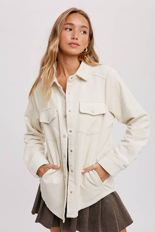 Genie Corduroy Button Down