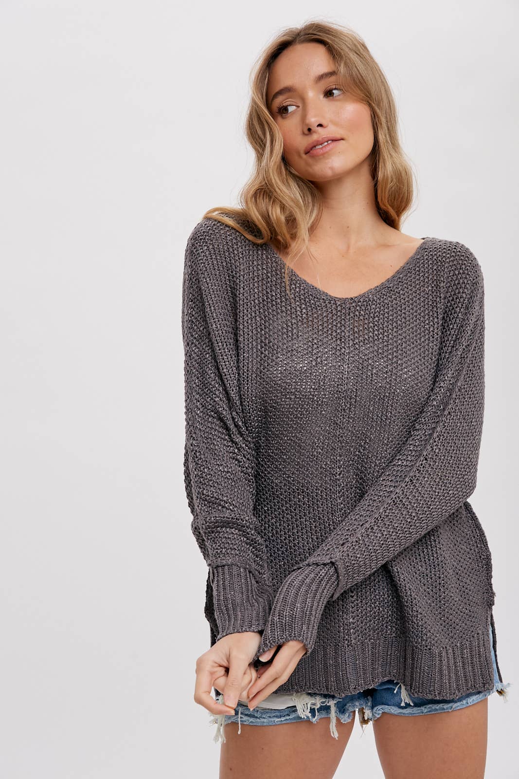 Camila Reverse Seam Loose Sweater