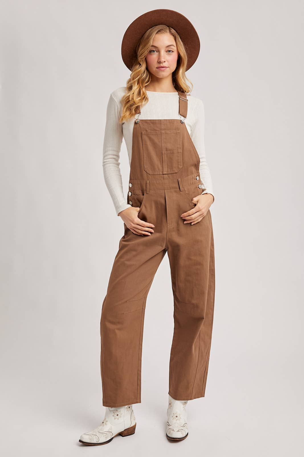 Ellie Barrel Overalls