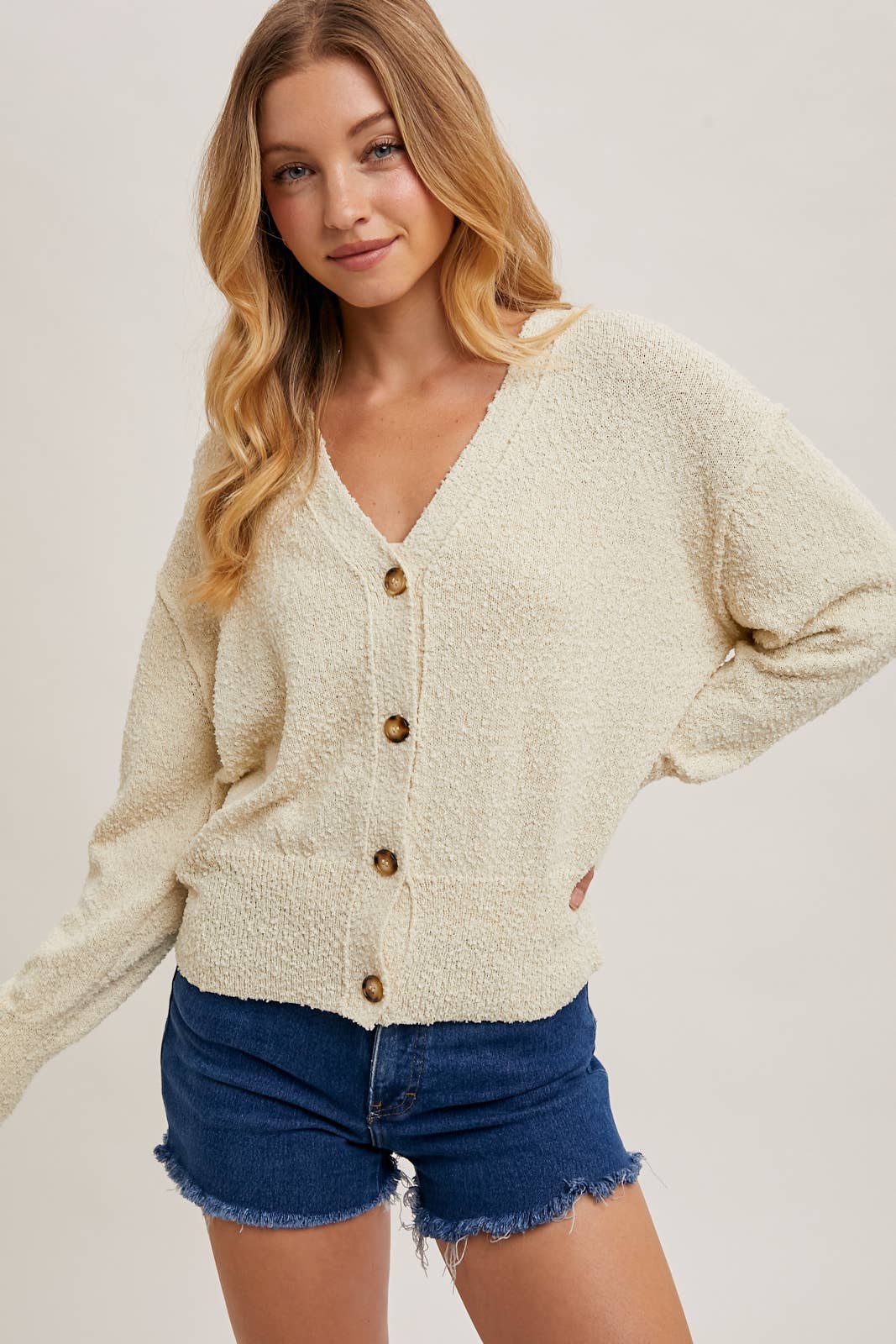 Louise Button Down Cardigan