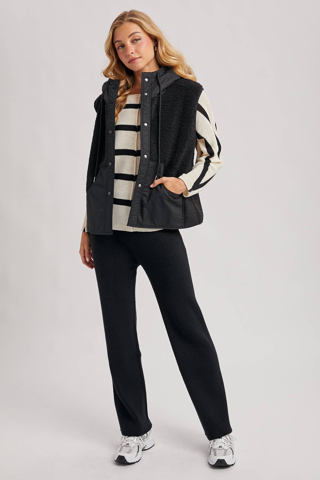 Eva Striped Pullover