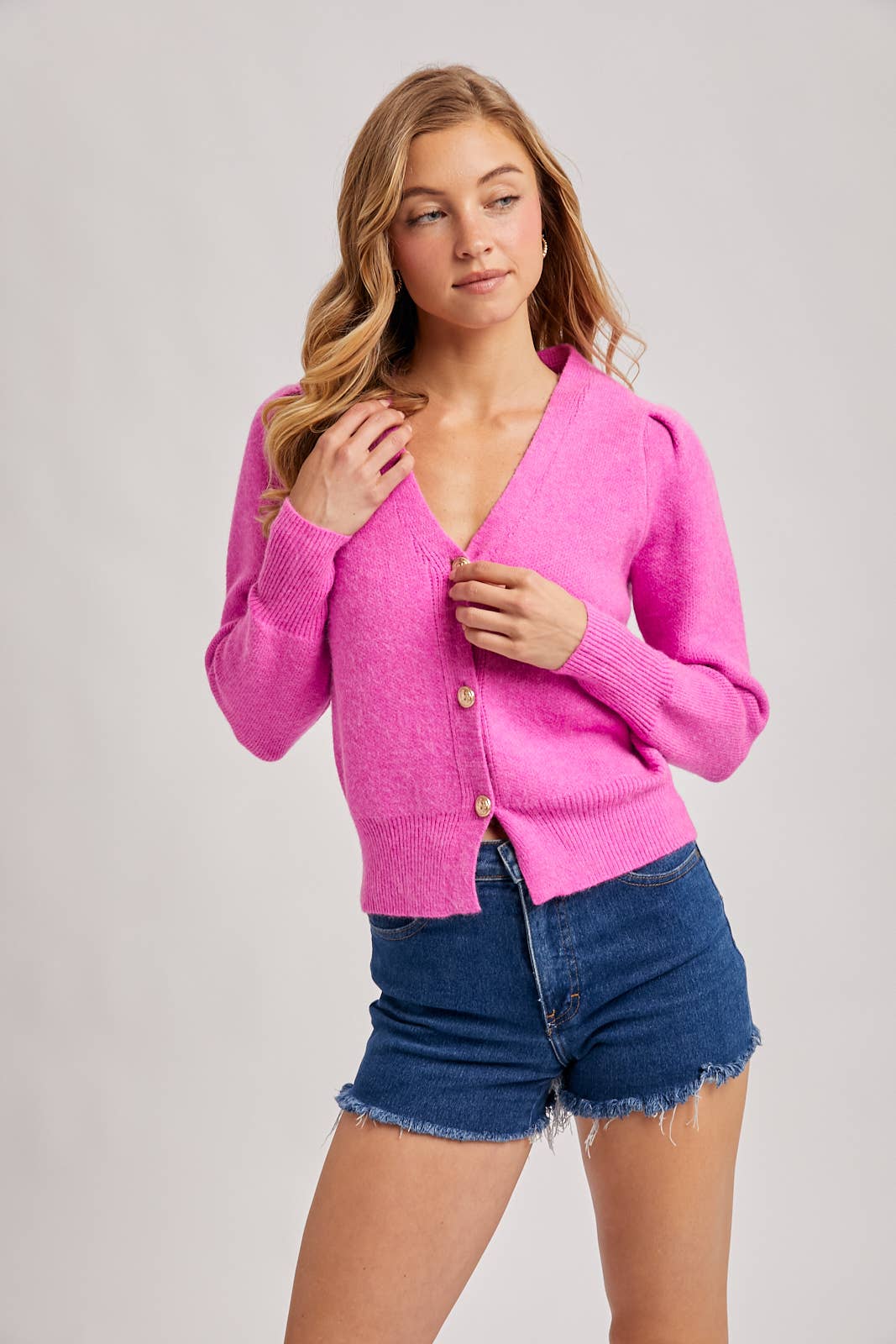 Leena Button Down Cardigan