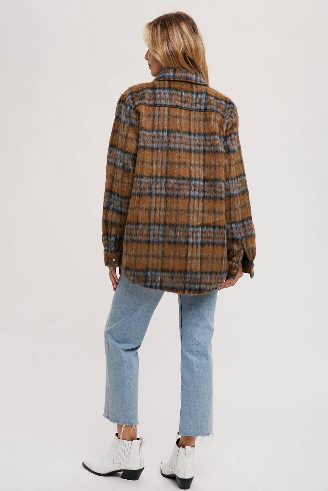 Lydia Brushed Flannel Shacket