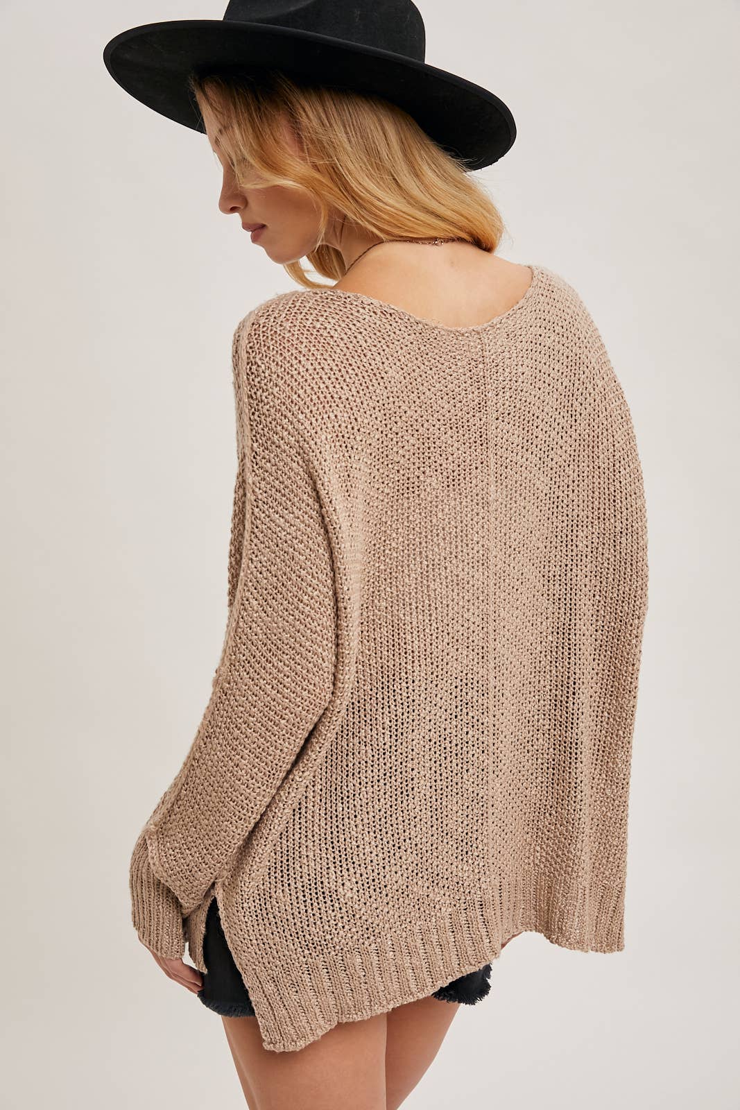Camila Reverse Seam Loose Sweater
