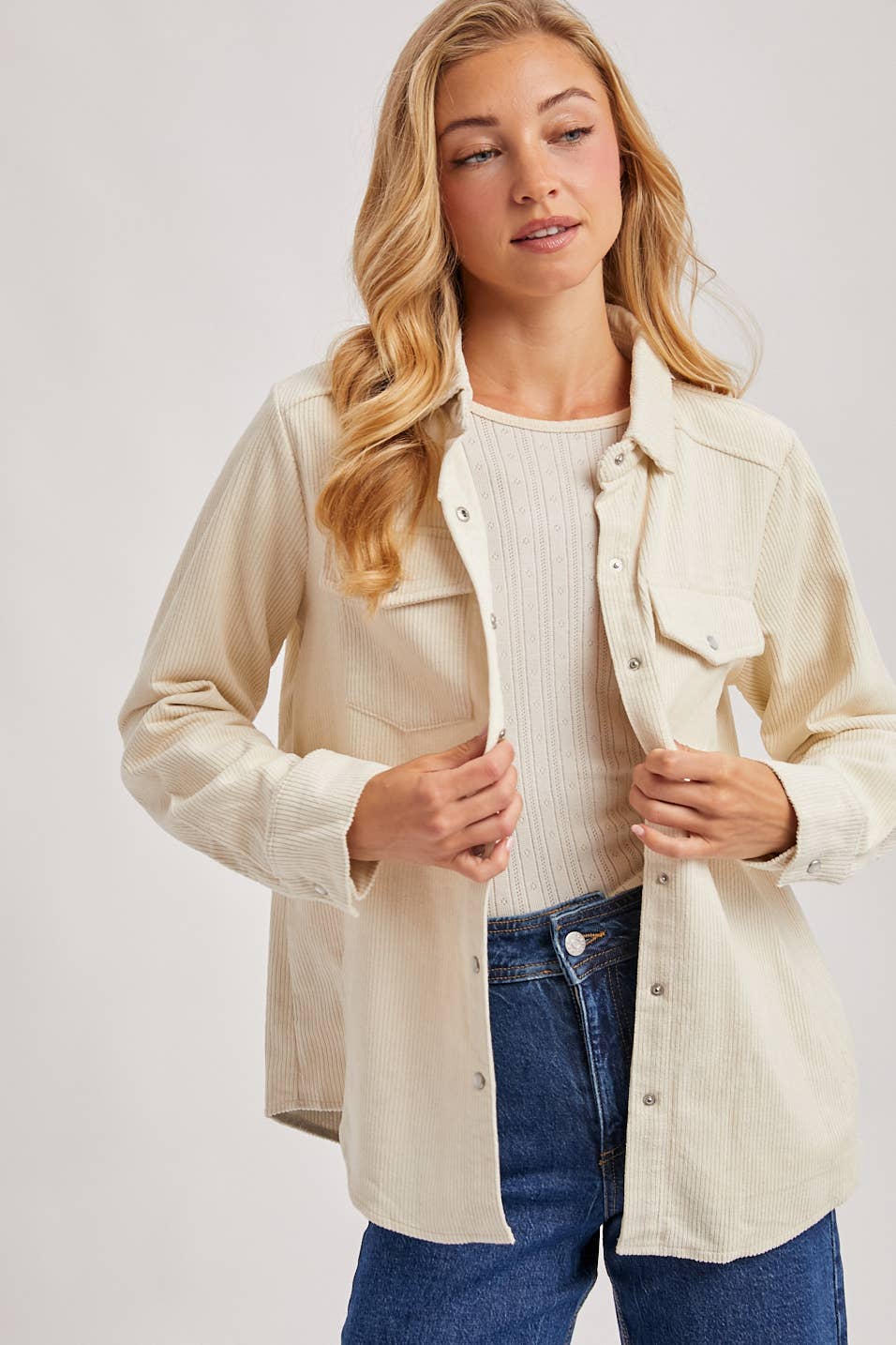 Genie Corduroy Button Down