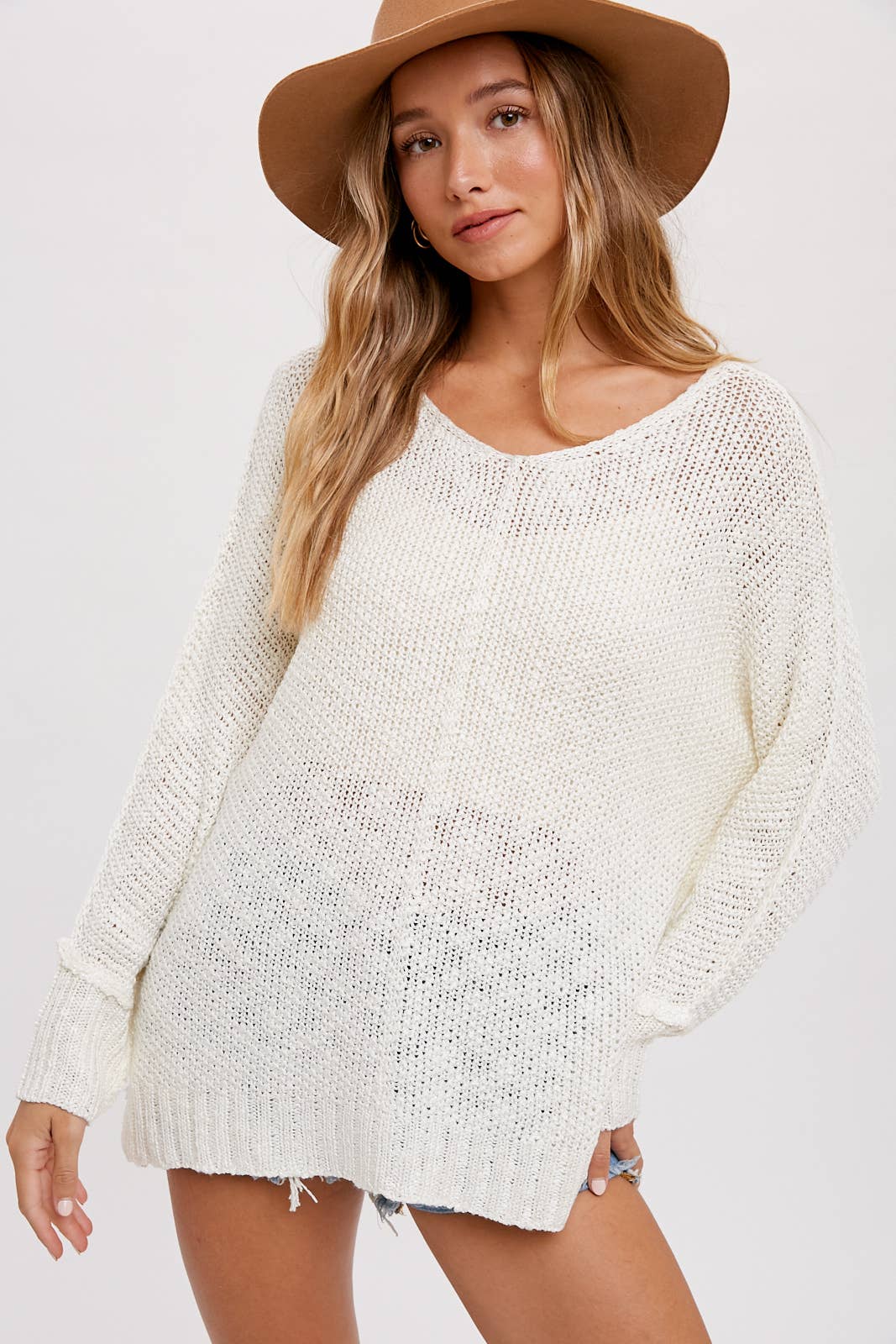 Camila Reverse Seam Loose Sweater