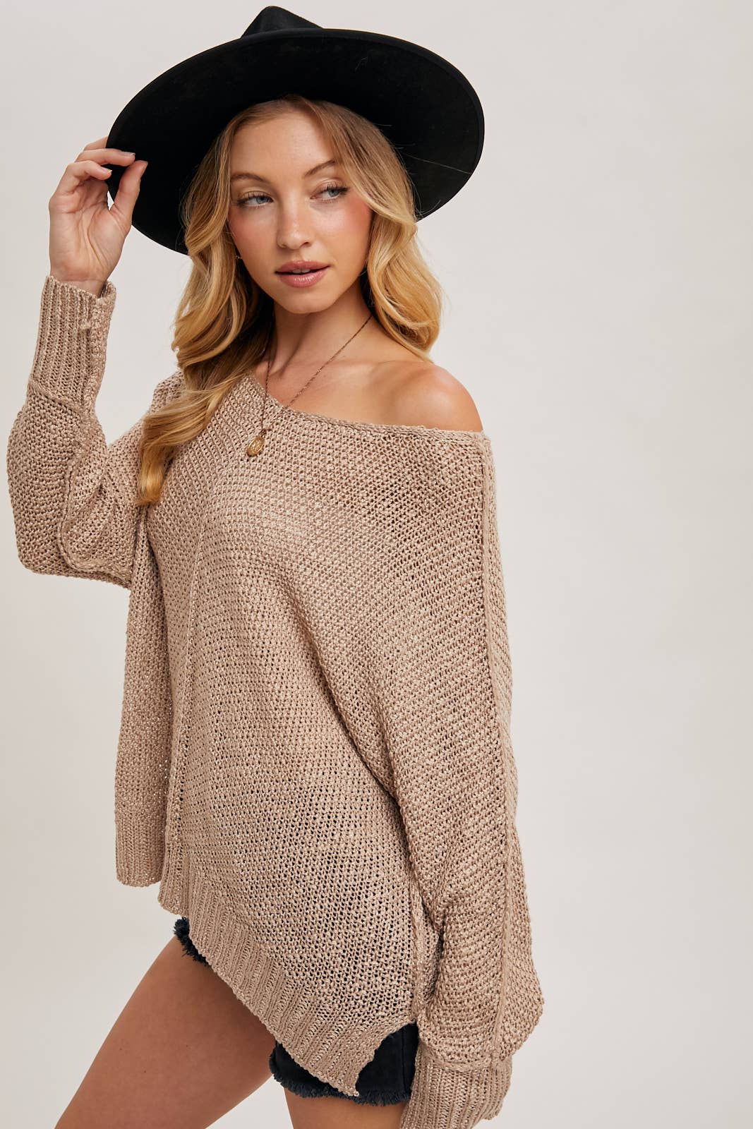 Camila Reverse Seam Loose Sweater