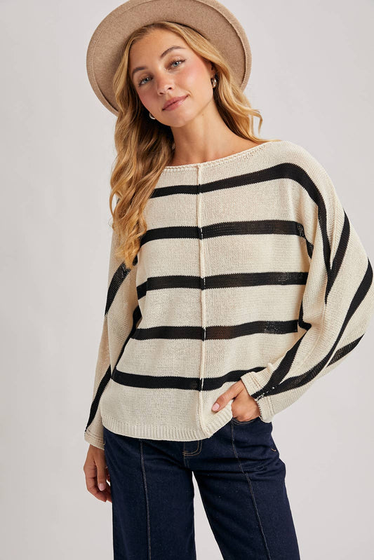 Eva Striped Pullover