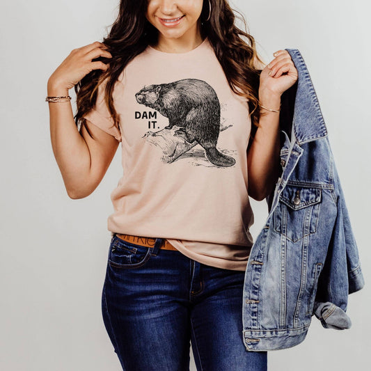 Dam It Hilarious Beaver T-Shirt