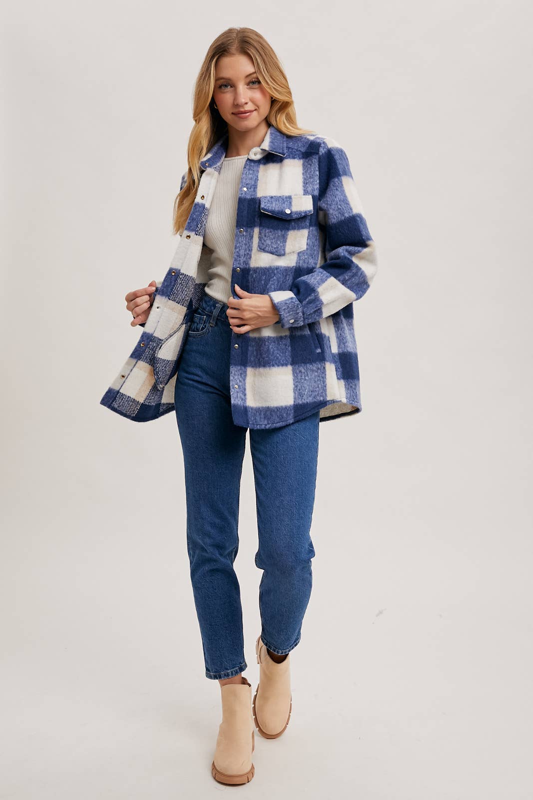 Gina Flannel Shacket
