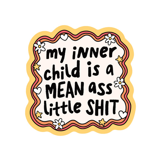 Inner Child Little Shit Vinyl Sticker