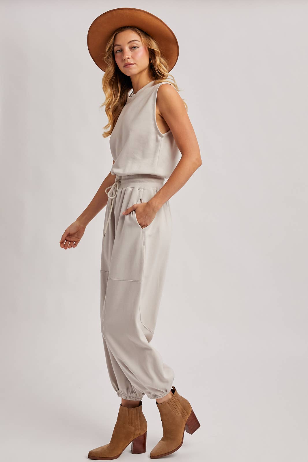 Silvia Drawstring Jumpsuit