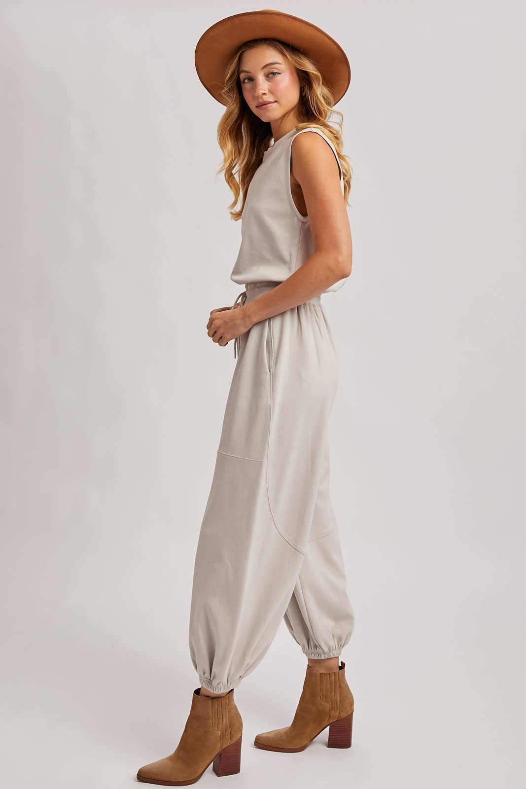 Silvia Drawstring Jumpsuit