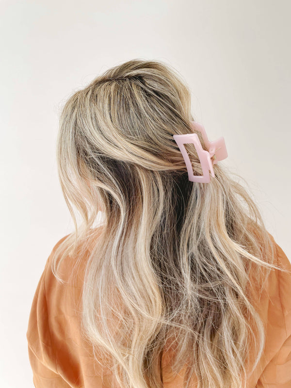 Jelly Rectangle Hair Claw