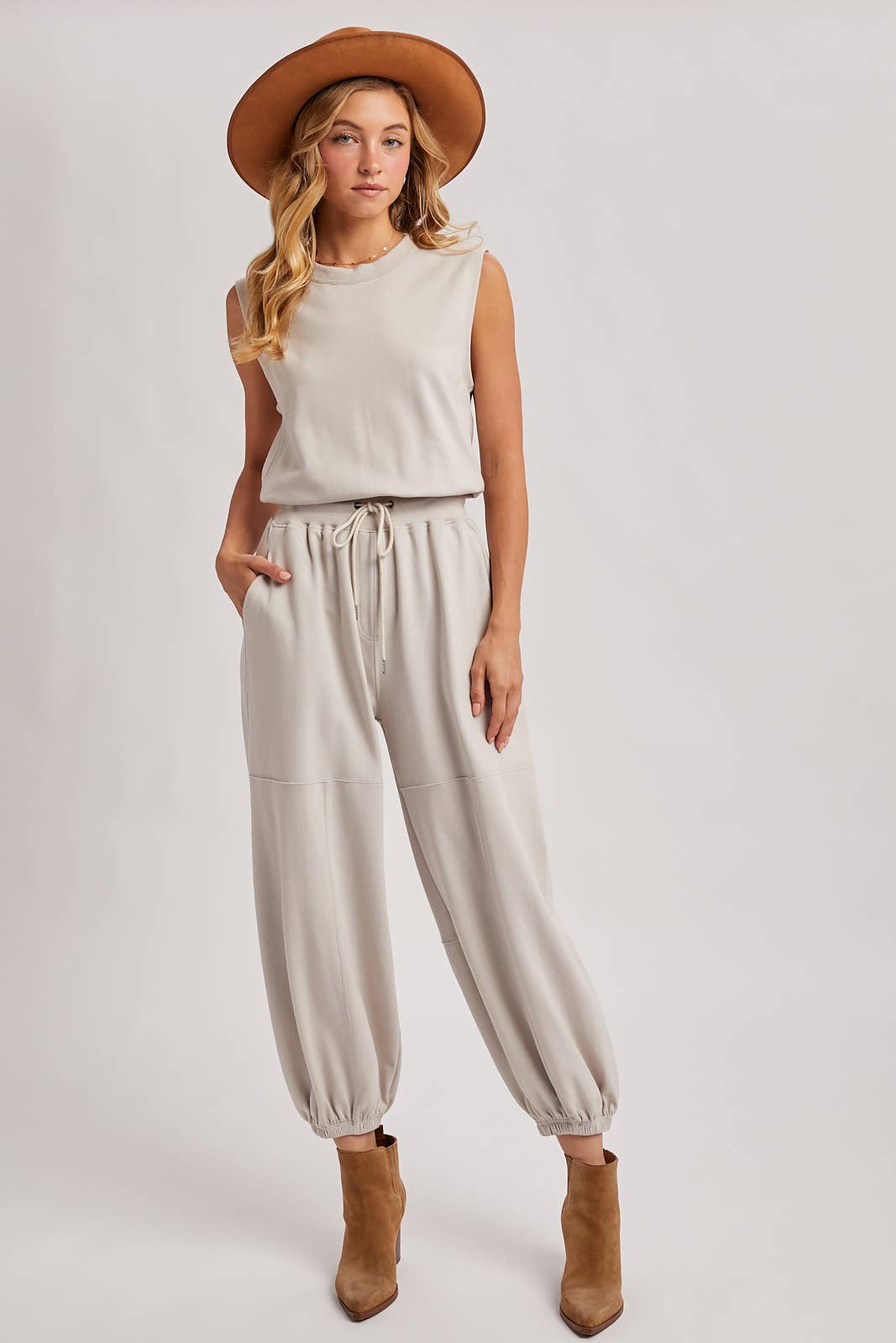 Silvia Drawstring Jumpsuit