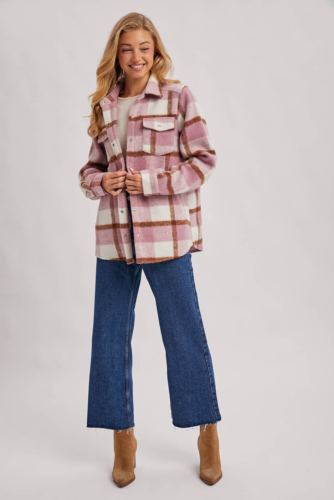 Gina Flannel Shacket