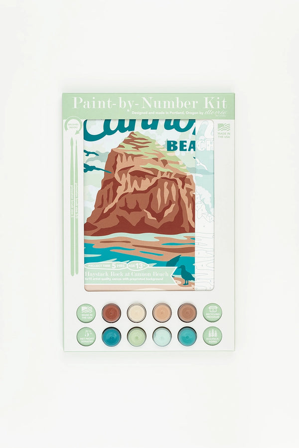 Haystack Rock / Cannon Beach Paint-by-Number Kit