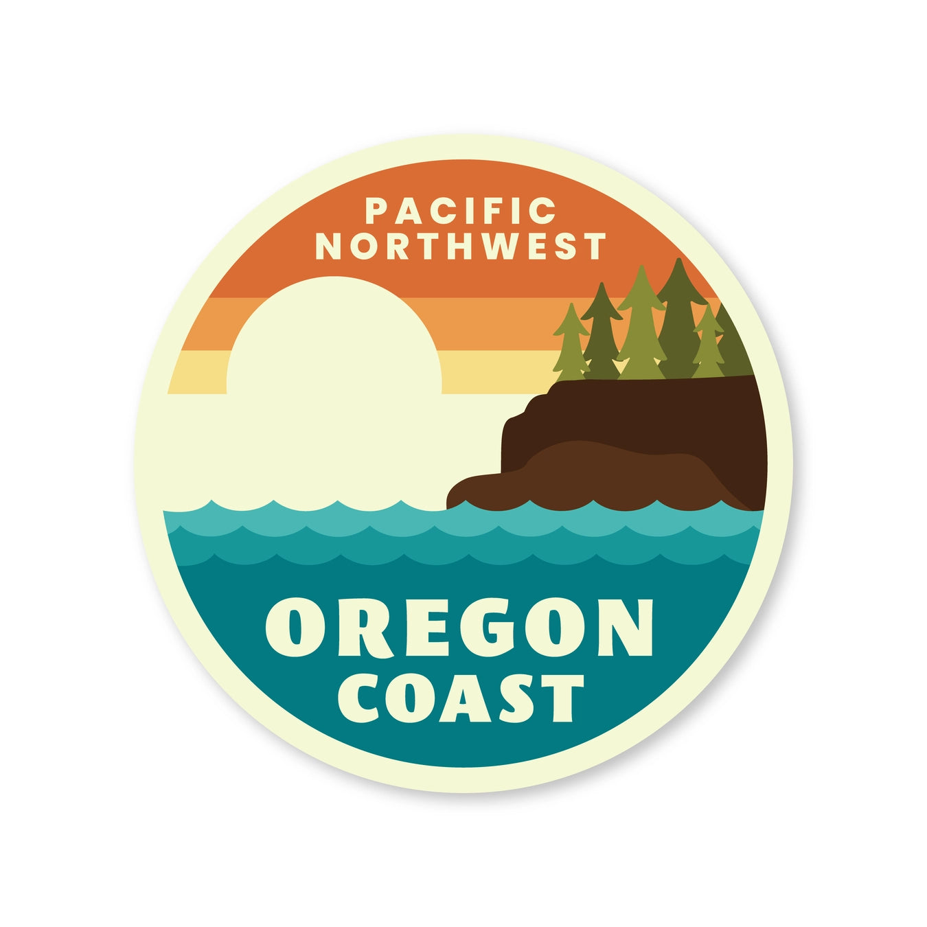 Oregon Coast Pacific Northwest Sticker